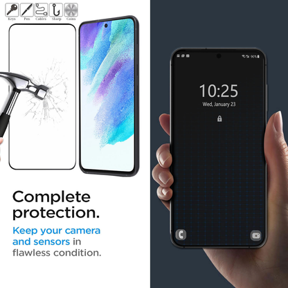For Samsung Galaxy A55 Full Cover Tempered Glass Screen Protector 2-Pack