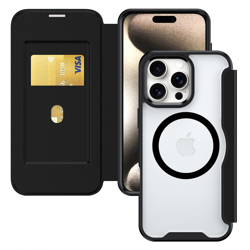 For iPhone 12 Pro  Magnetic Wallet Flip Case