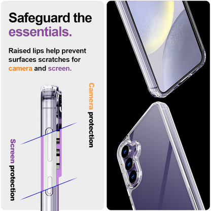 For Samsung Galaxy S24 Plus Clear Shockproof  Protective Case