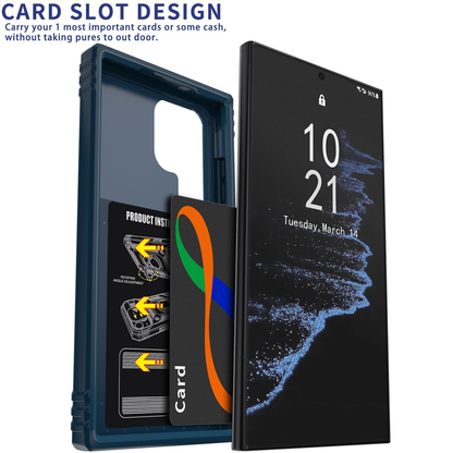 For Samsung Galaxy S23 Ultra  Shockproof Case-Blue Colour