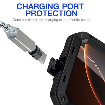 For iPhone 13 Pro Max Metal Case Shockproof Heavy Duty Cover