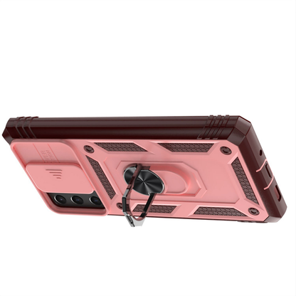 For Samsung Galaxy S24 FE Shockproof Case-Pink/Red