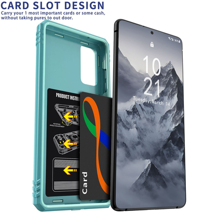 For Samsung Galaxy S21 FE 5G  Shockproof Case-Green