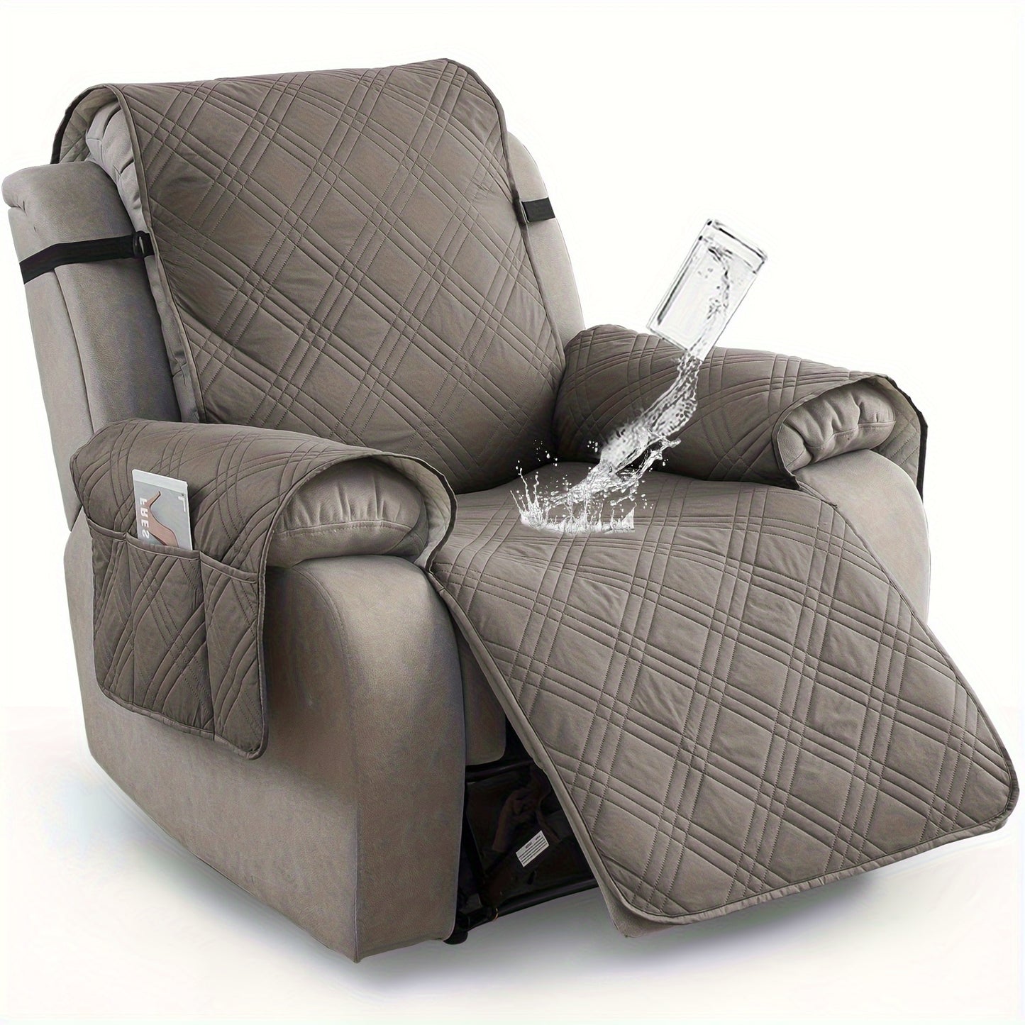 1pc Recliner Chair Cover Pad  for 1 Seater Sofa Slipcover