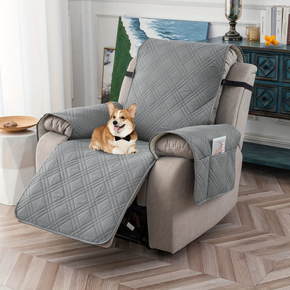1pc Recliner Chair Cover Pad  for 1 Seater Sofa Slipcover