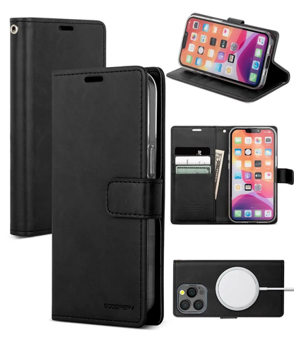 Flip Wallet Case for iPhone Air -Black