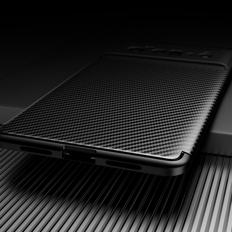 For Google Pixel 9 Case Slim Carbon Fiber Shockproof Heavy Duty Cover