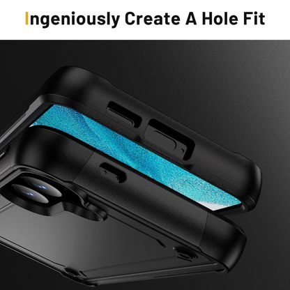 For Samsung Galaxy S24 Grip shockproof tradie phone case,Black