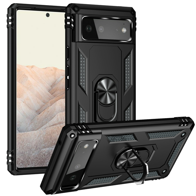 For Google Pixel 7 Shockproof Case-Black