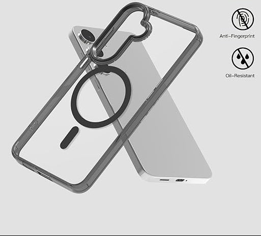 For Samsung Galaxy S25 MagSafe Case-Black Edge