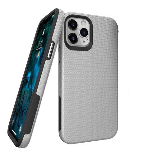 For iPhone 15 Pro Shockproof Case Rugged Silver Case