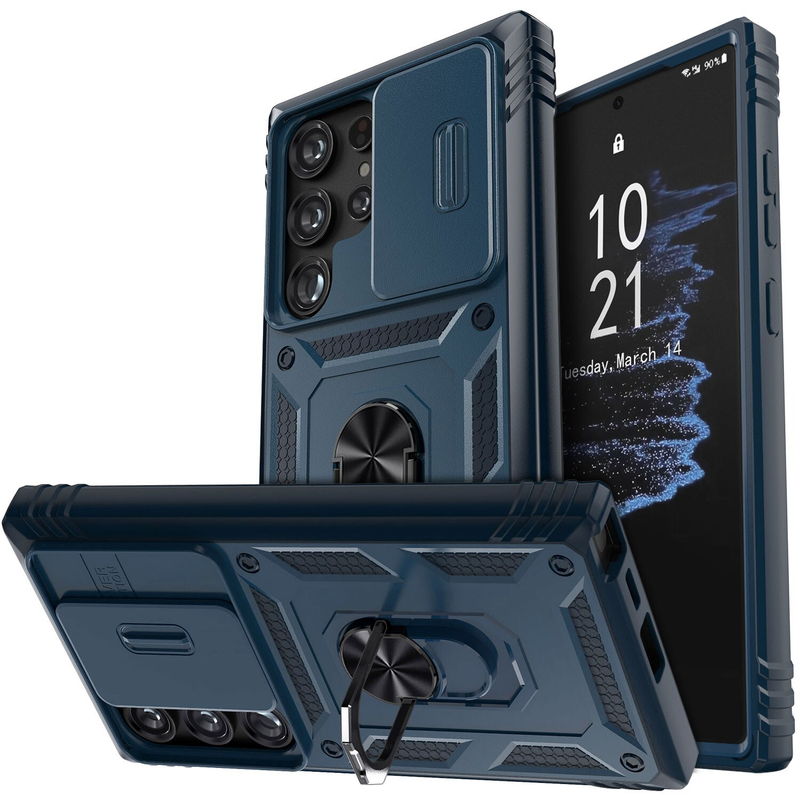 For Samsung Galaxy S23 Ultra  Shockproof Case-Blue Colour