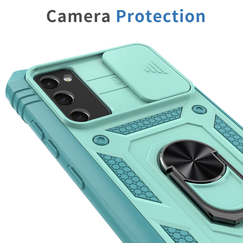 For Samsung Galaxy S21 FE 5G  Shockproof Case-Green