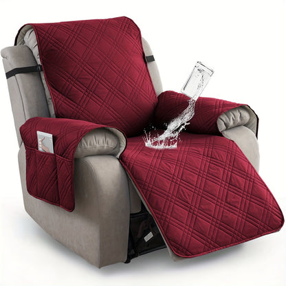 1pc Recliner Chair Cover Pad  for 1 Seater Sofa Slipcover