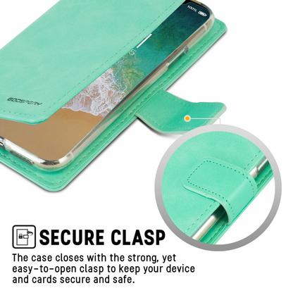 Flip Wallet Case for iPhone 11 Pro ,Mint Green Colour
