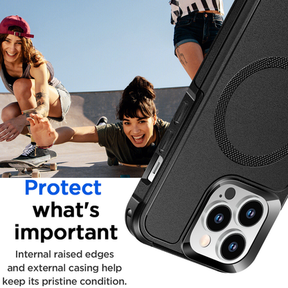 For iPhone 14 MagSafe Case Heavy Duty Shockproof Rugged Cover