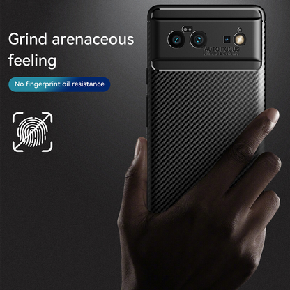 For Google Pixel 9 Case Slim Carbon Fiber Shockproof Heavy Duty Cover