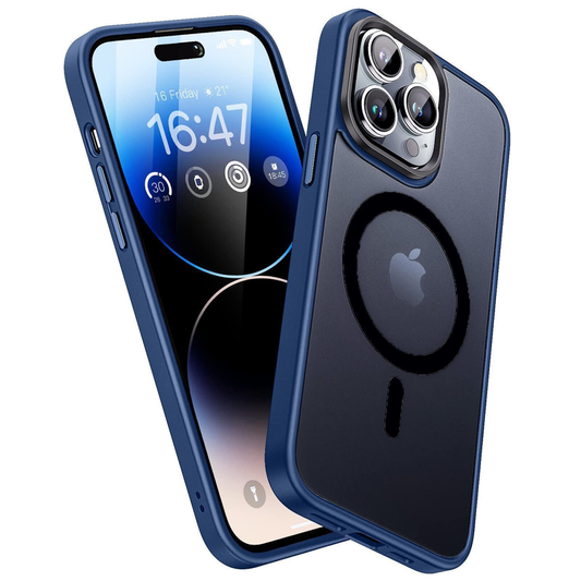 MagSafe Shockproof Case For iPhone 15 Pro-Blue