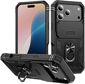 For iPhone 17 Pro Max Shockproof Case with Camera Lens Protection