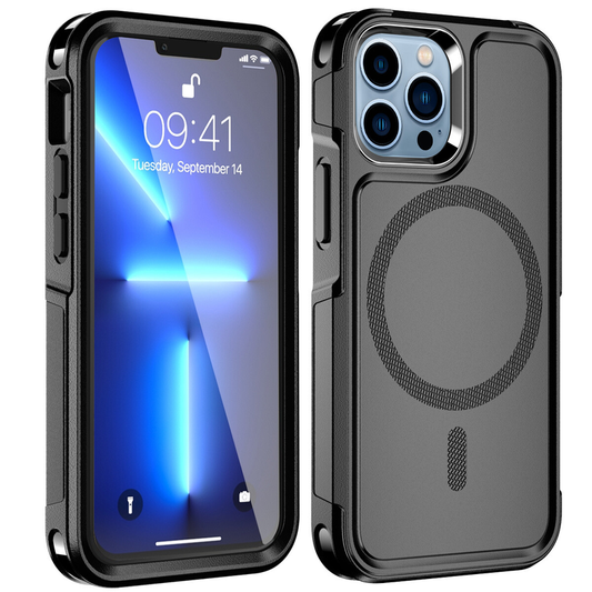 For iPhone 13 Pro Max MagSafe Case Heavy Duty Shockproof Rugged Cover