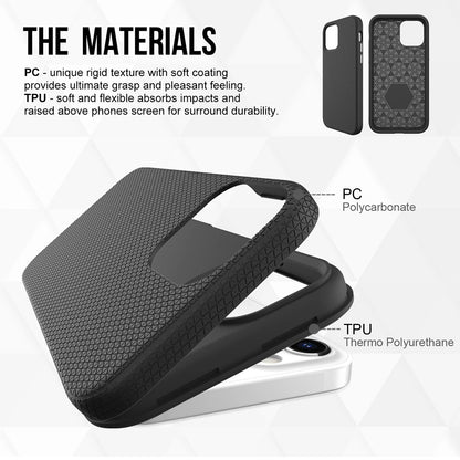 For iPhone 11 Pro Shockproof Case Rugged Black Case