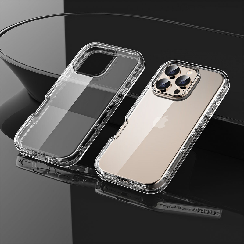 For iPhone 16 Pro Case Shockproof Heavy Duty Clear Cover