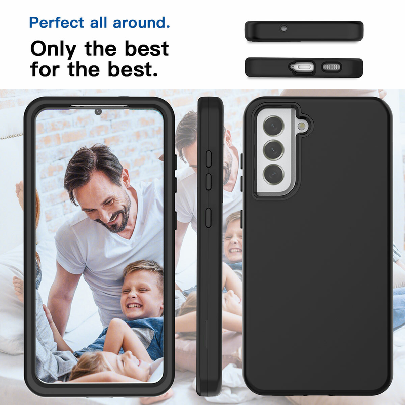 For Samsung Galaxy S23 Ultra Shockproof Heavy Duty Case -Black