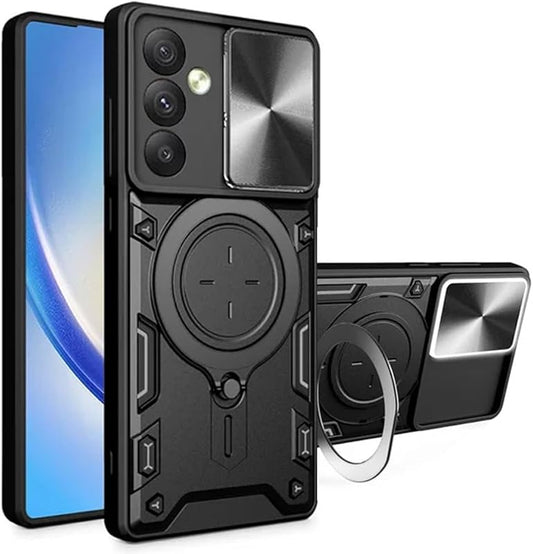 Shockproof case with Camera Slide Window Cover For Samsung Galaxy A36