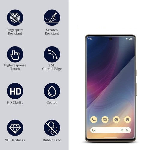 2x For Pixel 10 Pro XL Tempered Glass Screen Protector