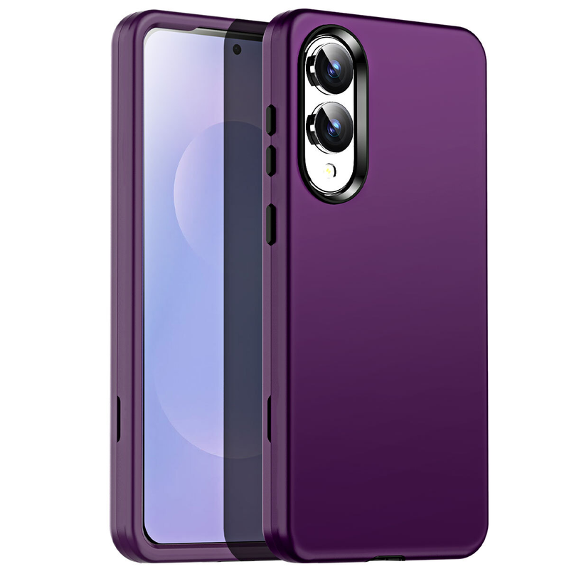 For Samsung Galaxy S25 Edge Shockproof Heavy Duty Case -Purple