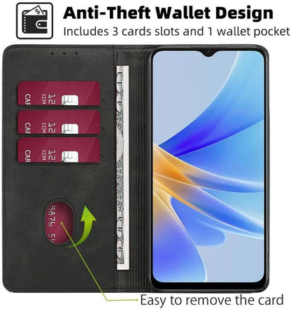Black Wallet Protective Case for Samsung Galaxy A16 5G