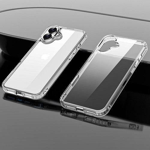 For iPhone 16 Clear Ultra Slim Case