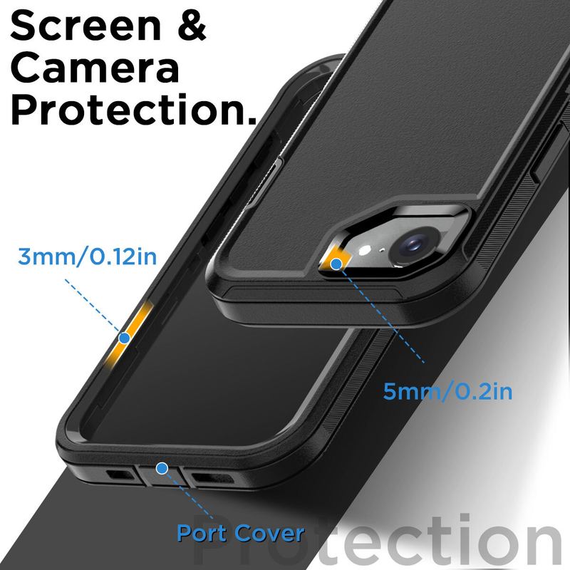 For iPhone 17e Case  Shockproof Heavy Duty Cover