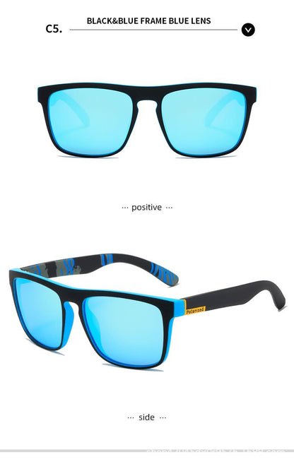 Large Frame Sunglasses Polarized Glasses Sports Blue colour Eyewear