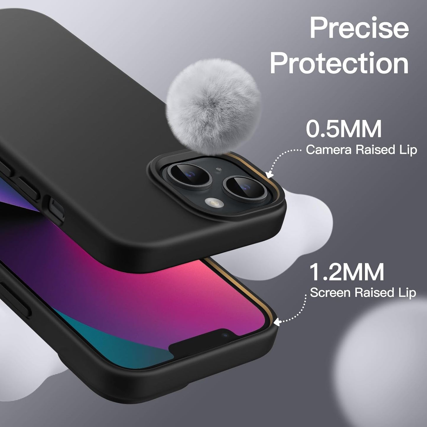 Slim Black Case for iPhone 14 Plus