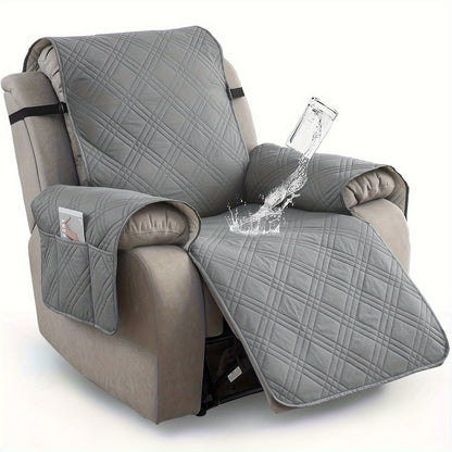1pc Recliner Chair Cover Pad  for 1 Seater Sofa Slipcover