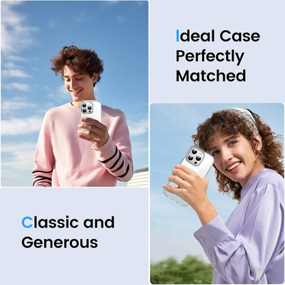 For iPhone 13 Pro Clear MagSafe Shockproof Transparent Protective Case