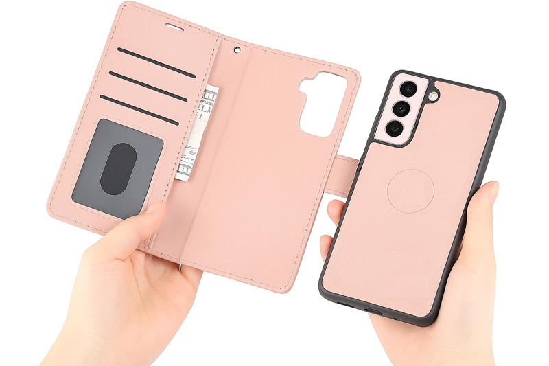 For Samsung Galaxy A56 A36 A26 A16 A21 A15 A35 A55 A70 A71 A73 5G 2 in 1  Leather Magnet Flip Cover