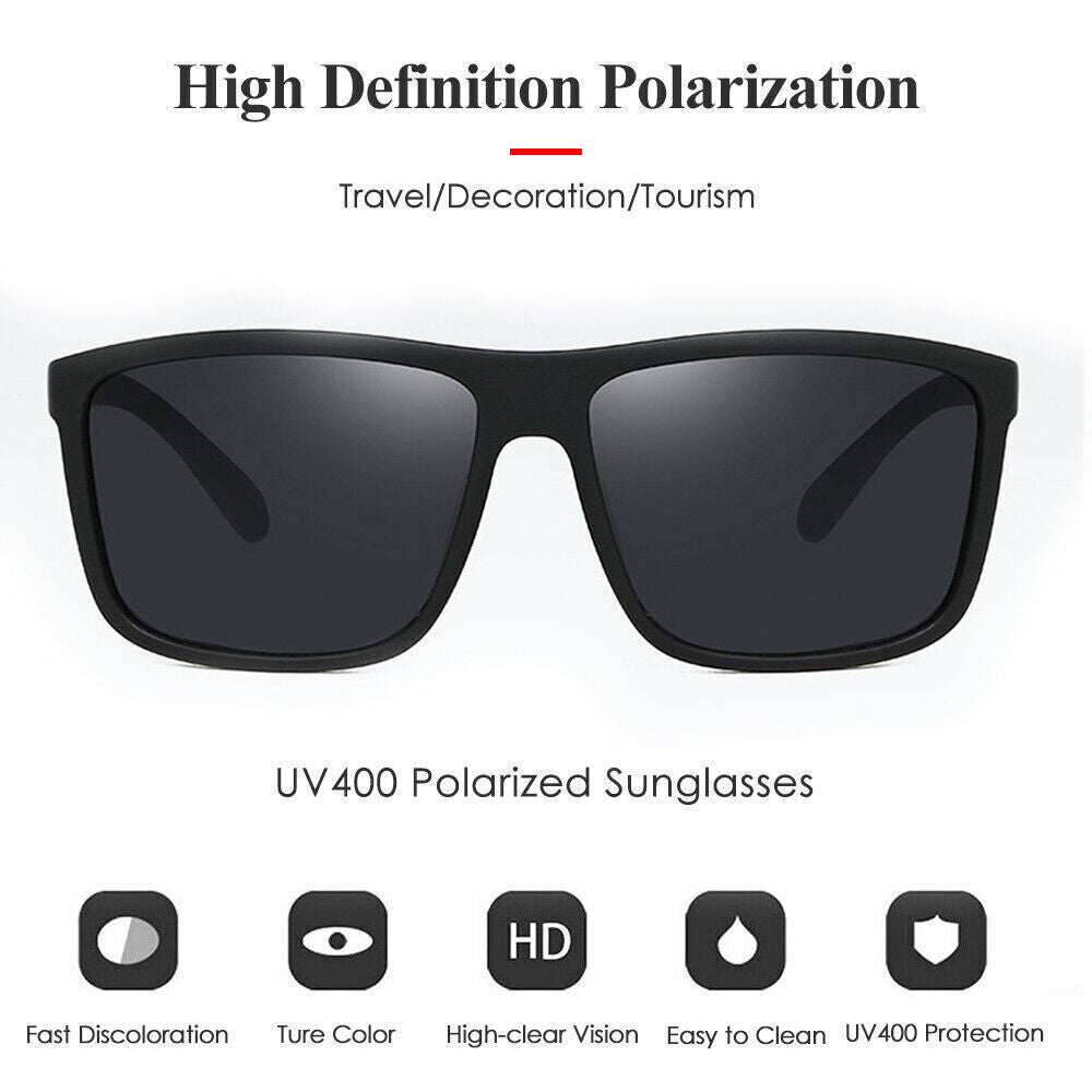 Classic Men Polarised Sunglasses TAC Mirror Anti-Glare