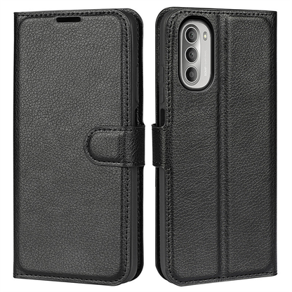 For Moto G24 Leather Wallet Flip Phone Case