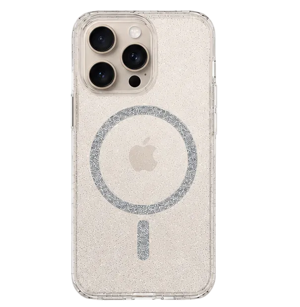 For iPhone 13 Pro Max Glitter Clear MagSafe Case+ 2 x Screen Protectors