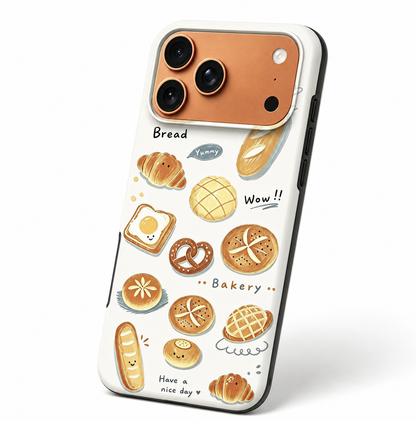 For iPhone 17 Pro Max Magsafe Case- Bakery Pattern Dual Layer Protection