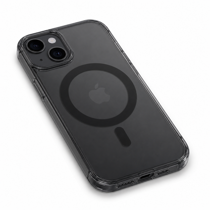 For iPhone 14 Magsafe Case – Black Clear Shockproof Cover