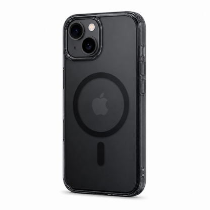 For iPhone 14 Magsafe Case – Black Clear Shockproof Cover
