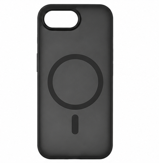 For iPhone 16e MagSafe Matte Frosted Shockproof Case – Slim Protective Cover – Black