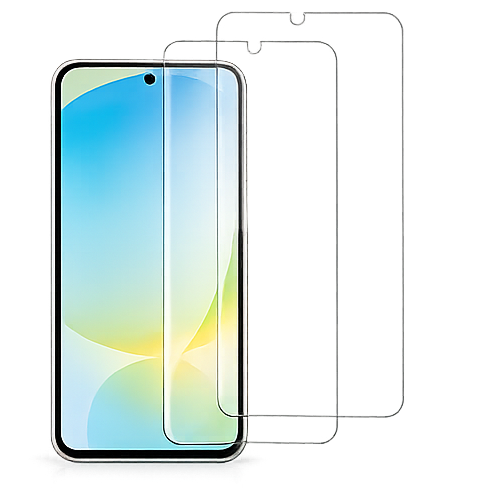For Samsung Galaxy A16 Tempered Glass Screen Protector [2 Pack] – 9H Hardness, HD Clear, Bubble Free, Scratch Resistant, Case Friendly