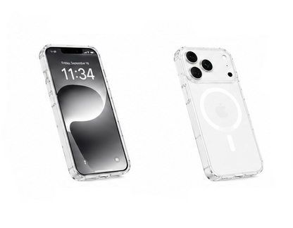 For iPhone 17 Pro MagSafe Case Clear – Shockproof Slim Transparent Cover