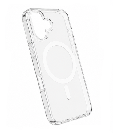 For iPhone 16 Plus MagSafe Case Clear – Shockproof Slim Transparent Cover