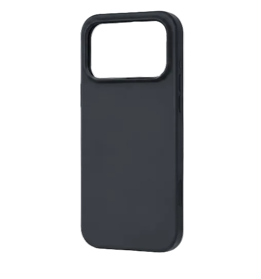 For iPhone 17 Pro Silicone Case – Premium Shockproof Matte Finish,Black