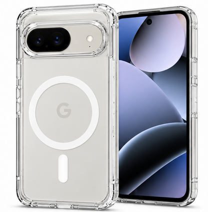 For Google Pixel 11 Clear Magsafe Case – MagSafe Compatible Shockproof Protective Cover